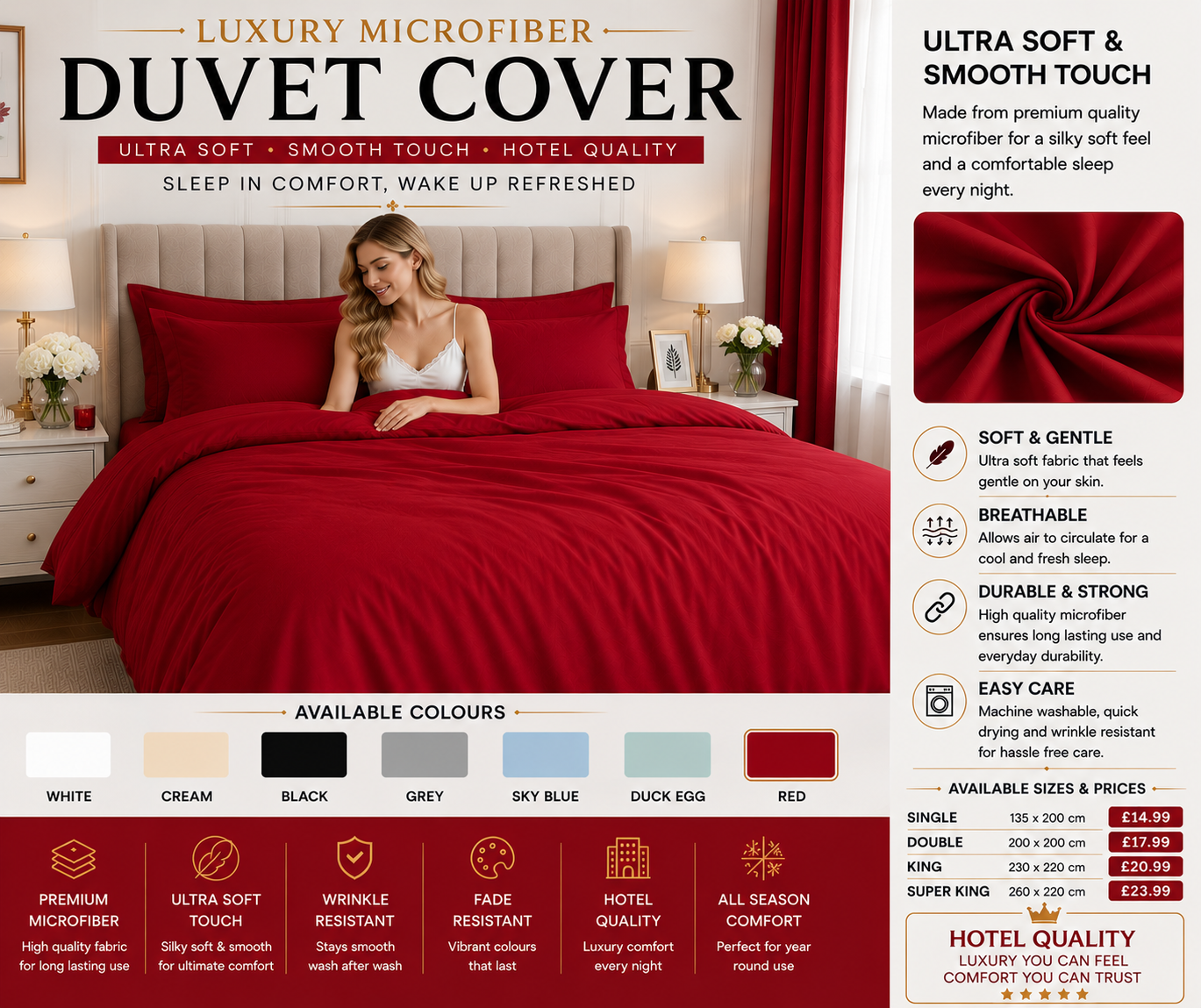 Ultra soft microfiber Dovet set single double king super king
