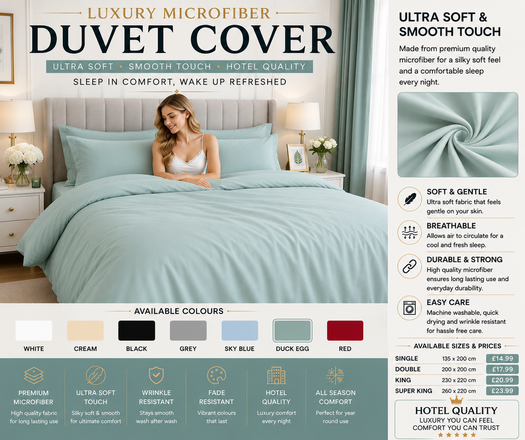Ultra soft microfiber Dovet set single double king super king