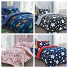 Tedy star dovt set dinosour charchool and silver navy and red